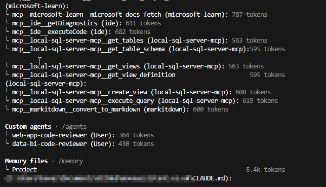 Context Consumption Details